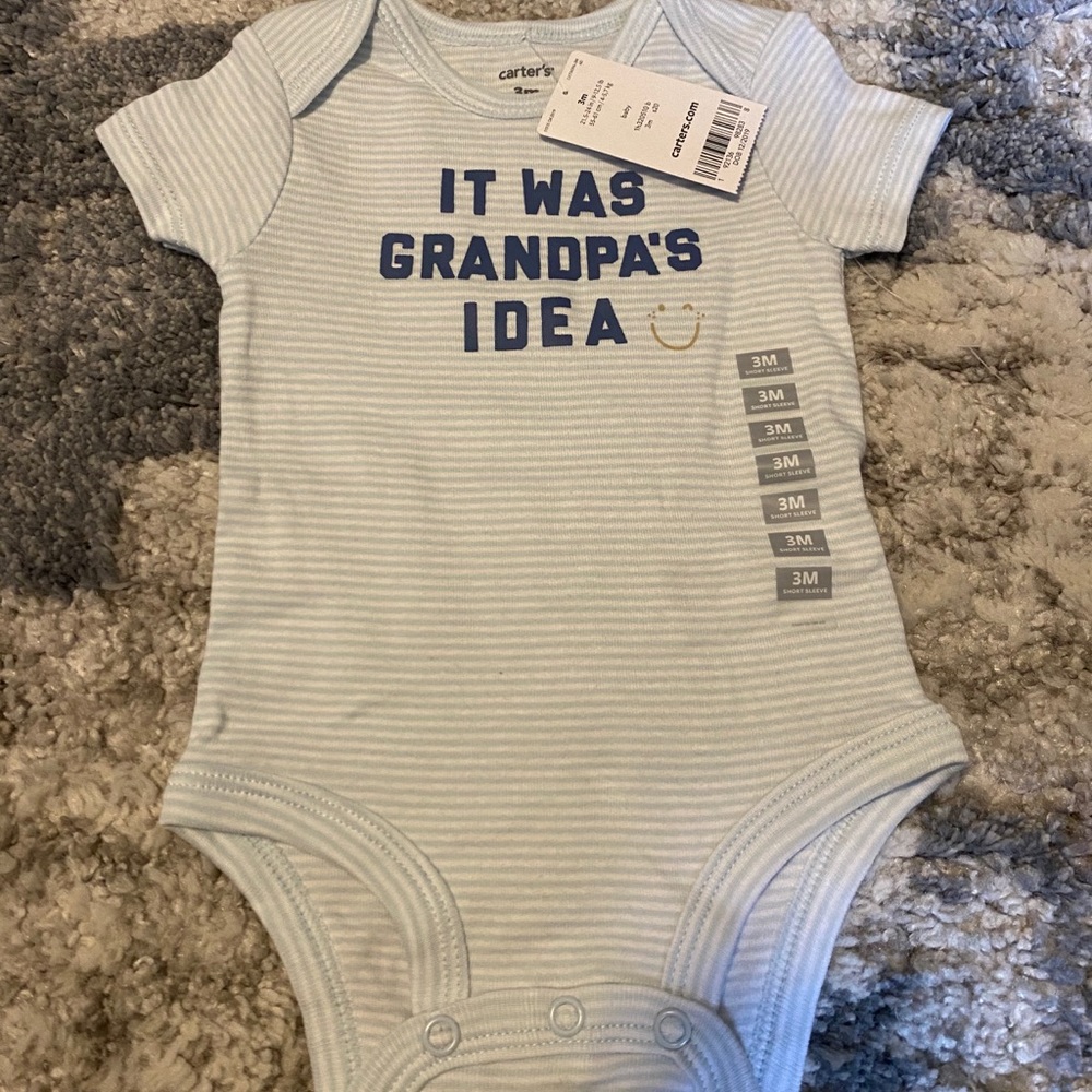 It was Grandpa’s idea onesie